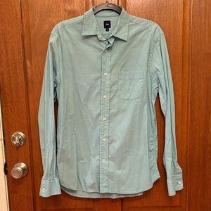 GAP Men's Striped Casual Button-Down Shirt Size M